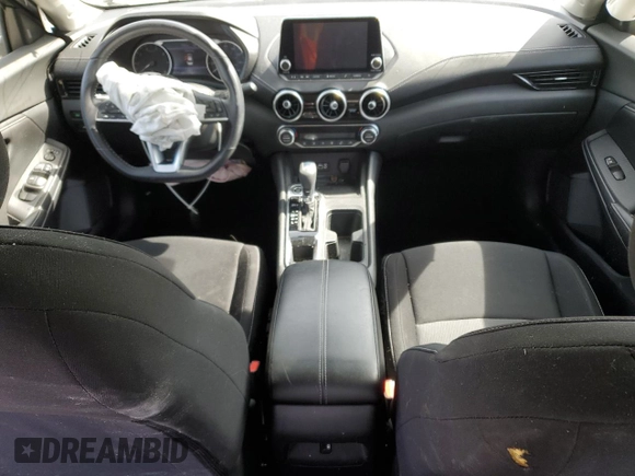 2021 Nissan Sentra SV with VIN 3N1AB8CVXMY258190, listed as a Copart auction lot 50016025 with 40,619 mi miles and Salvage Title. Bid and sale history available at DreamBid. Image 8.