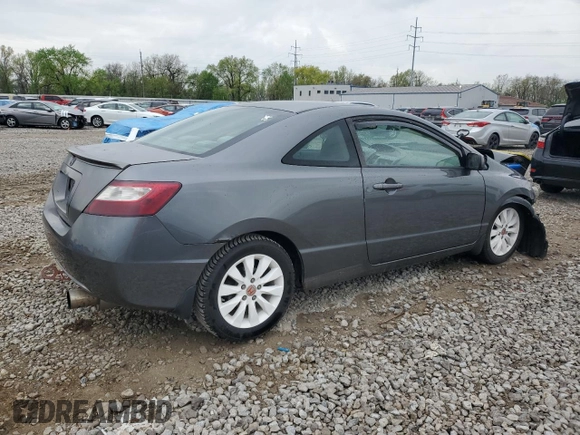 2009 Honda Civic EX with VIN 2HGFG12849H534613, listed as a Copart auction lot 54648375 with 219,437 mi miles and Salvage Title. Bid and sale history available at DreamBid. Image 3.