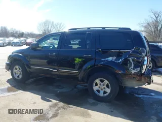 2005 Dodge Durango Limited with VIN 1D8HB58D05F589915, listed as a IAAI auction lot 41811548 with 272,347 mi miles and . Bid and sale history available at DreamBid. Image 14.