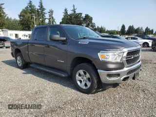 2021 Ram 1500 Tradesman with VIN 1C6SRFNM4MN500773, listed as a Copart auction lot 61540325 with 131,004 mi miles and Salvage title. Bid and sale history available at DreamBid. Image 4.