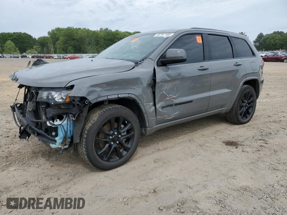 2021 Jeep Grand Cherokee Laredo E with VIN 1C4RJEAG9MC657803, listed as a Copart auction lot 55797185 with 79,357 mi miles and Salvage title. Bid and sale history available at DreamBid. Image 1.