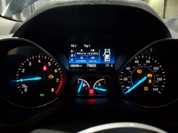 2018 Ford Escape SEL with VIN 1FMCU9HD2JUB81721, listed as a Copart auction lot 51256175 with 108,346 mi miles and Clean Title. Bid and sale history available at carsss.com. Image 9.