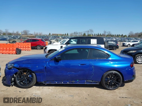 2024 BMW 2 Series M240i xDrive with VIN 3MW53CM07R8E05569, listed as a IAAI auction lot 41699602 with 5,308 mi miles and . Bid and sale history available at carsss.com. Image 14.