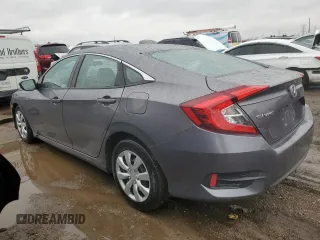 2018 Honda Civic LX with VIN 19XFC2F50JE025120, listed as a Copart auction lot 49809875 with 123,103 mi miles and Salvage Title. Bid and sale history available at carsss.com. Image 2.