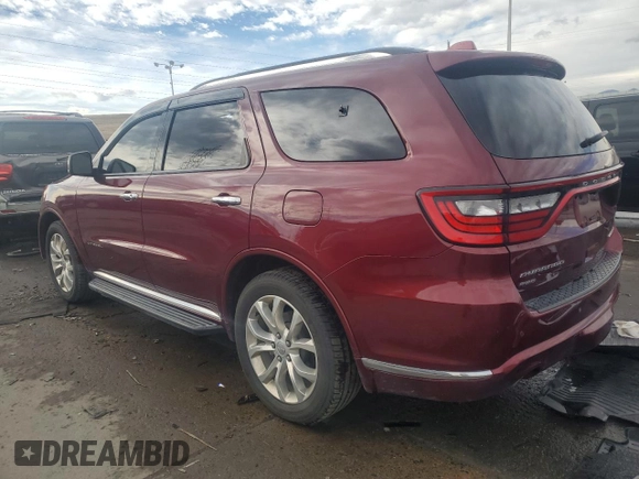 2017 Dodge Durango Citadel with VIN 1C4SDJET0HC799083, listed as a Copart auction lot 85513934 with 94,585 mi miles and Salvage Title. Bid and sale history available at DreamBid. Image 2.