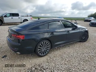 2023 Audi A5 Sportback Premium Plus with VIN WAUCBCF51PA022991, listed as a Copart auction lot 64301034 with 0 mi miles and Salvage Title. Bid and sale history available at carsss.com. Image 3.