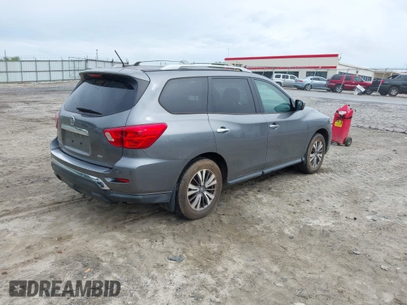 2017 Nissan Pathfinder S with VIN 5N1DR2MN9HC643865, listed as a IAAI auction lot 42212270 with 116,691 mi miles and . Bid and sale history available at DreamBid. Image 4.