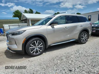 2022 Infiniti QX60 Sensory with VIN 5N1DL1GS0NC331233, listed as a Copart auction lot 61033025 with 23,434 mi miles and Salvage title. Bid and sale history available at DreamBid. Image 1.