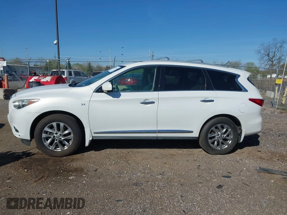 2014 Infiniti QX60 with VIN 5N1AL0MN2EC529288, listed as a IAAI auction lot 42137101 with 147,472 mi miles. Bid and sale history available at carsss.com. Image 14.