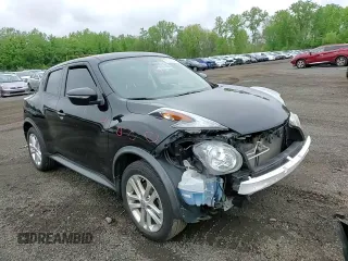 2015 Nissan Juke S with VIN JN8AF5MR7FT507286, listed as a Copart auction lot 56920545 with 98,659 mi miles and Salvage title. Bid and sale history available at DreamBid. Image 13.