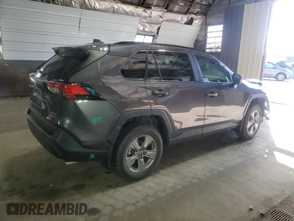 2024 Toyota RAV4 XLE with VIN 2T3P1RFV8RC442568, listed as a Copart auction lot 52145615 with 11,248 mi miles and Salvage Title. Bid and sale history available at DreamBid. Image 3.