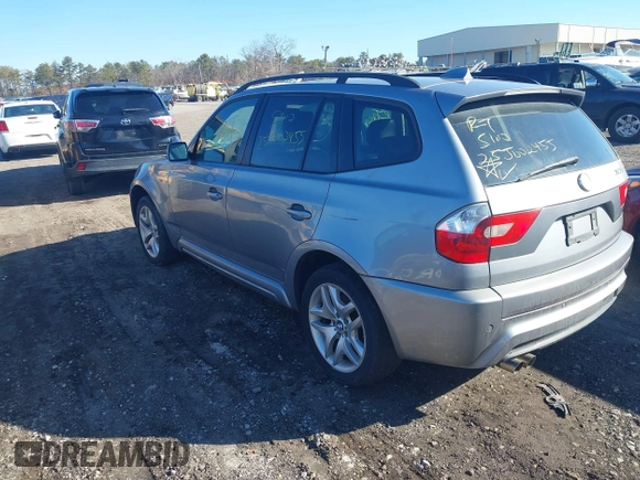 2006 BMW X3 3.0i with VIN WBXPA93446WG81824, listed as a IAAI auction lot 41766176 with 999,999 mi miles. Bid and sale history available at carsss.com. Image 3.