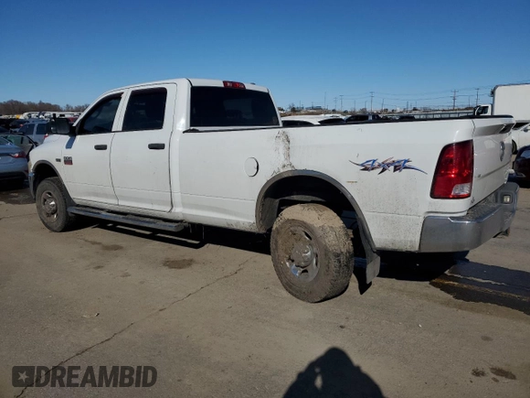 2012 Ram 2500 ST with VIN 3C6TD5HT2CG166573, listed as a Copart auction lot 44627925 with 178,427 mi miles and Salvage Title. Bid and sale history available at carsss.com. Image 2.