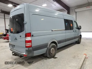 2014 Mercedes-Benz Sprinter with VIN WD4PE8DC7E5873960, listed as a Copart auction lot 78246843 with Not Provided miles and Salvage Title. Bid and sale history available at DreamBid. Image 3.