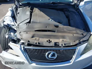 2007 Lexus IS 250 with VIN JTHBK262472046760, listed as a IAAI auction lot 42287520 with 219,758 mi miles and . Bid and sale history available at DreamBid. Image 10.