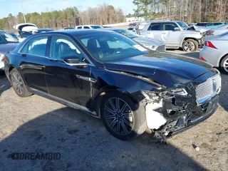 2017 Lincoln Continental Reserve with VIN 1LN6L9RP3H5628165, listed as a IAAI auction lot 41489434 with 143,171 mi miles. Bid and sale history available at carsss.com. Image 1.