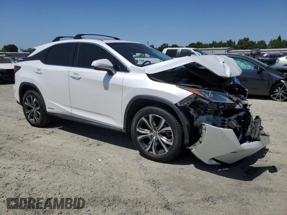 2016 Lexus RX 450h with VIN 2T2BGMCA3GC006225, listed as a Copart auction lot 60905265 with 141,016 mi miles and Salvage title. Bid and sale history available at DreamBid. Image 4.
