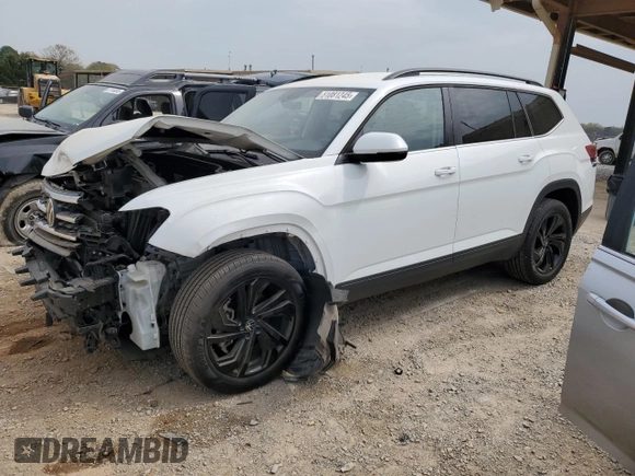 2023 Volkswagen Atlas SE z VIN 1V2WR2CAXPC507429, wystawiony jako Copart lot #51081245 z przebiegiem 47 901 mil mil oraz Szkoda całkowita • Salvage title. Historia ofert i sprzedaży dostępna na DreamBid. Obrazek 1.