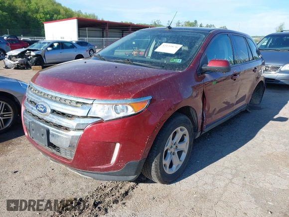2014 Ford Edge SEL z VIN 2FMDK4JC7EBB61362, wystawiony jako IAAI lot #42159876 z przebiegiem 260 060 mil mil oraz . Historia ofert i sprzedaży dostępna na DreamBid. Obrazek 2.