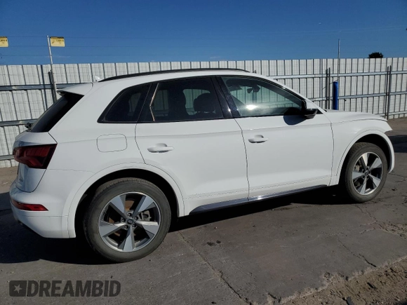2020 Audi Q5 Premium с VIN WA1ANAFY5L2108397, выставлен на аукционе Copart как лот 62962725 с пробегом 47 467 миль миль и Списание • Salvage title. История ставок и продаж доступна на DreamBid. Изображение 3.