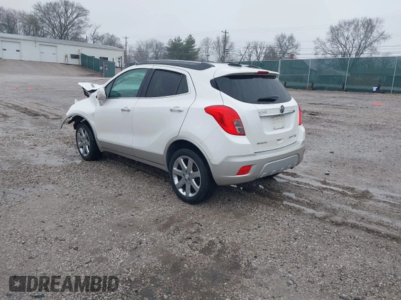 2016 Buick Encore Leather with VIN KL4CJGSB2GB724332, listed as a IAAI auction lot 41547091 with 61,096 mi miles. Bid and sale history available at carsss.com. Image 3.