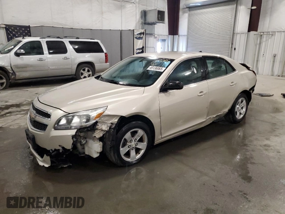 2013 Chevrolet Malibu LS with VIN 1G11B5SAXDF152896, listed as a Copart auction lot 49136065 with Not Provided miles and Salvage Title. Bid and sale history available at DreamBid. Image 1.