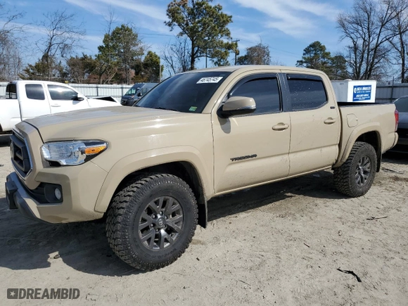 2020 Toyota Tacoma 4WD SR5 with VIN 3TMCZ5AN4LM319445, listed as a Copart auction lot 46745745 with 38,621 mi miles and Salvage Title. Bid and sale history available at carsss.com. Image 1.