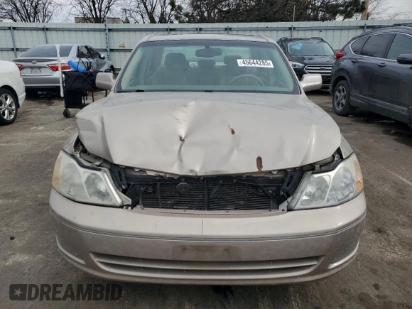 2000 Toyota Avalon XL z VIN 4T1BF28B8YU008033, wystawiony jako Copart lot #45644285 z przebiegiem 144 772 mil mil oraz Szkoda całkowita • Salvage title. Historia ofert i sprzedaży dostępna na DreamBid. Obrazek 5.