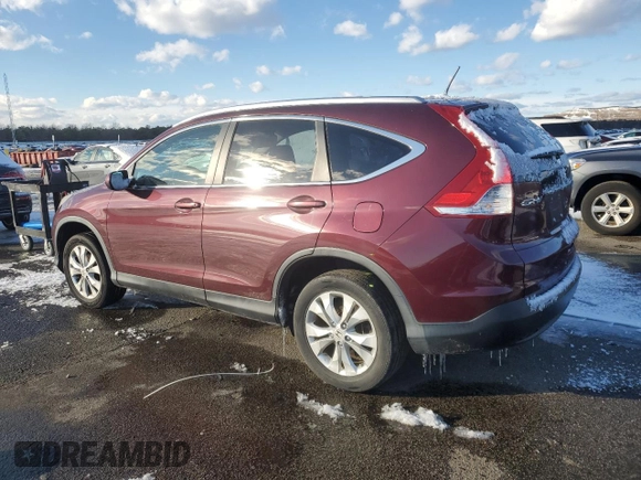 2013 Honda CR-V EX-L with VIN 5J6RM4H78DL064869, listed as a Copart auction lot 89219645 with 64,967 mi miles and Non Repairable. Bid and sale history available at carsss.com. Image 2.