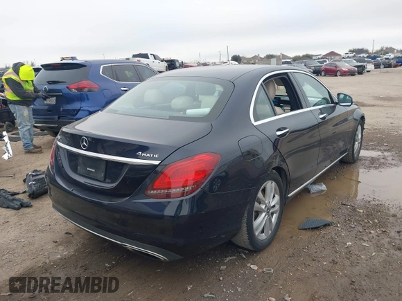 2019 Mercedes-Benz C 300 with VIN 55SWF8DB1KU318294, listed as a IAAI auction lot 41631976 with 102,356 mi miles and . Bid and sale history available at DreamBid. Image 4.