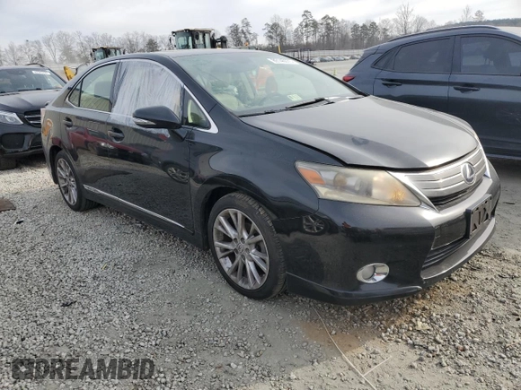 2010 Lexus HS 250h with VIN JTHBB1BA8A2022203, listed as a Copart auction lot 89146075 with 220,816 mi miles and Salvage Title. Bid and sale history available at DreamBid. Image 4.