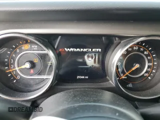 2021 Jeep Wrangler Unlimited Sport S with VIN 1C4HJXDN8MW523574, listed as a Copart auction lot 63010355 with 29,344 mi miles and Salvage title. Bid and sale history available at DreamBid. Image 9.