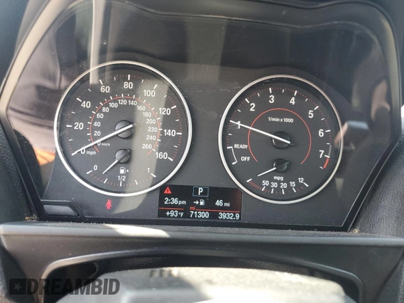 2016 BMW 2 Series 228i xDrive with VIN WBA1L9C50GV324969, listed as a Copart auction lot 72618854 with 71,300 mi miles and Salvage Title. Bid and sale history available at carsss.com. Image 9.