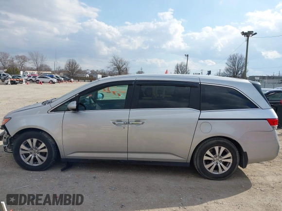 2015 Honda Odyssey EX-L with VIN 5FNRL5H61FB010289, listed as a IAAI auction lot 41887660 with 177,172 mi miles and . Bid and sale history available at carsss.com. Image 15.