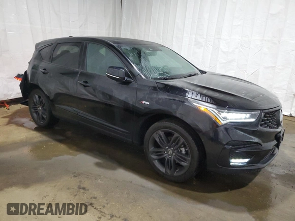 2020 Acura RDX w/A-Spec Pkg with VIN 5J8TC2H66LL041116, listed as a Copart auction lot 51627984 with 45,480 mi miles. Bid and sale history available at carsss.com. Image 4.