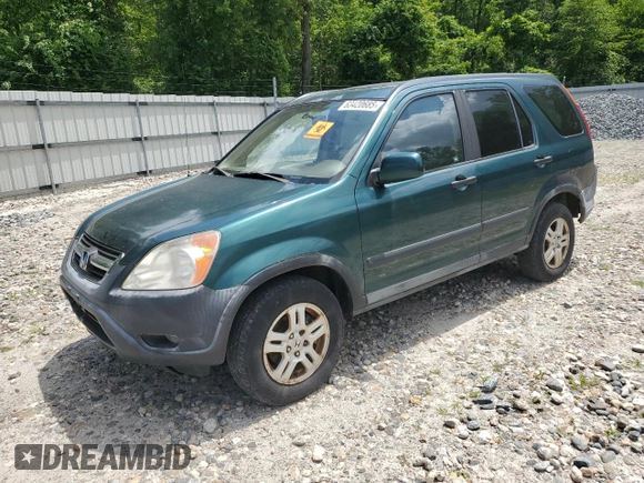 2002 Honda CR-V EX with VIN JHLRD78852C006802, listed as a Copart auction lot 63420685 with 176,309 mi miles and Clean title. Bid and sale history available at DreamBid. Image 1.