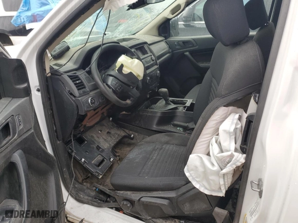 2022 Ford Ranger XL with VIN 1FTER1EH0NLD49598, listed as a Copart auction lot 76036554 with 0 mi miles and Salvage Title. Bid and sale history available at carsss.com. Image 7.