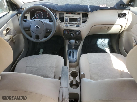 2011 Kia Rio LX with VIN KNADH4A39B6738256, listed as a Copart auction lot 47490545 with 125,068 mi miles and Clean Title. Bid and sale history available at carsss.com. Image 8.