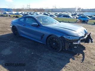 2019 BMW 8 Series M850i xDrive with VIN WBABC4C54KBU96780, listed as a IAAI auction lot 41015686 with 15,451 mi miles and . Bid and sale history available at DreamBid. Image 1.