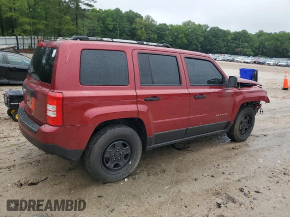 2016 Jeep Patriot Sport z VIN 1C4NJPBA9GD710860, wystawiony jako Copart lot #58269305 z przebiegiem 132 067 mil mil oraz Czysty tytuł • Clean title. Historia ofert i sprzedaży dostępna na DreamBid. Obrazek 3.