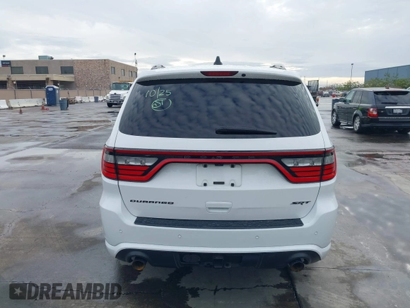 2018 Dodge Durango SRT with VIN 1C4SDJGJ5JC262338, listed as a IAAI auction lot 41106320 with 89,046 mi miles and . Bid and sale history available at DreamBid. Image 16.