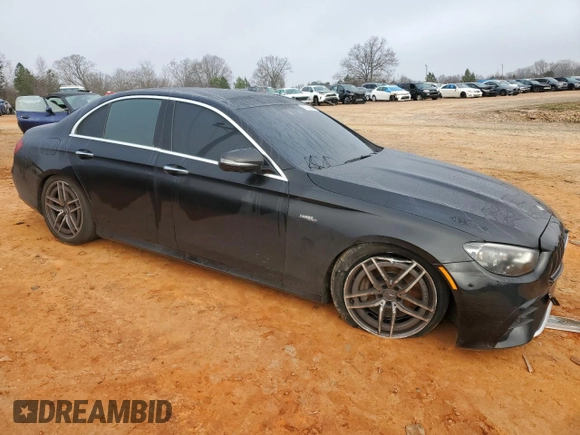 2023 Mercedes-Benz E 53 AMG with VIN W1KZF6BB8PB166939, listed as a Copart auction lot 87003684 with 19,062 mi miles and Salvage Title. Bid and sale history available at DreamBid. Image 4.