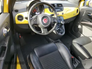 2014 FIAT 500 Sport with VIN 3C3CFFBR0ET165345, listed as a Copart auction lot 82408374 with 124,705 mi miles and Salvage Title. Bid and sale history available at carsss.com. Image 8.