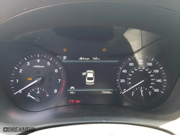 2018 Genesis G80 3.3T Sport with VIN KMHGN4JB0JU223068, listed as a Copart auction lot 51973174 with 74,908 mi miles. Bid and sale history available at carsss.com. Image 9.