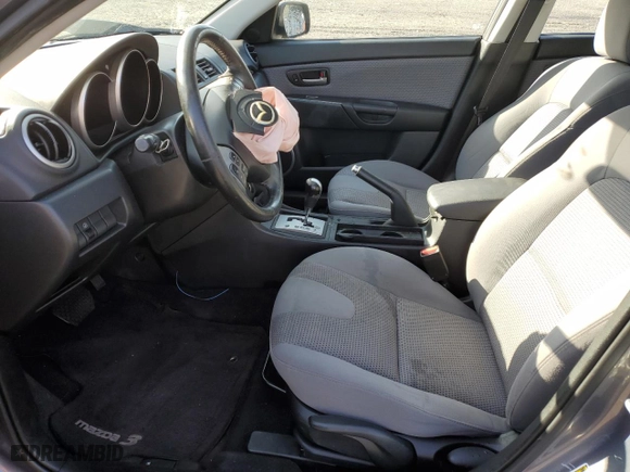 2008 Mazda Mazda3 s Sport with VIN JM1BK343481793303, listed as a Copart auction lot 52241925 with 0 mi miles and Salvage Title. Bid and sale history available at carsss.com. Image 7.
