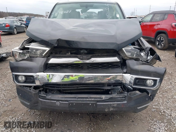 2018 Toyota 4Runner SR5 with VIN JTEBU5JRXJ5496738, listed as a IAAI auction lot 41846428 with 143,870 mi miles. Bid and sale history available at carsss.com. Image 6.