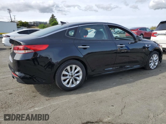 2018 Kia Optima S with VIN 5XXGT4L39JG266264, listed as a Copart auction lot 51666855 with 60,121 mi miles and Salvage Title. Bid and sale history available at carsss.com. Image 3.