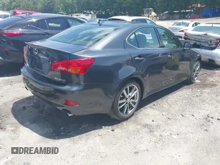 2008 Lexus IS 250 with VIN JTHBK262382072316, listed as a IAAI auction lot 42271350 with 170,208 mi miles and . Bid and sale history available at DreamBid. Image 4.