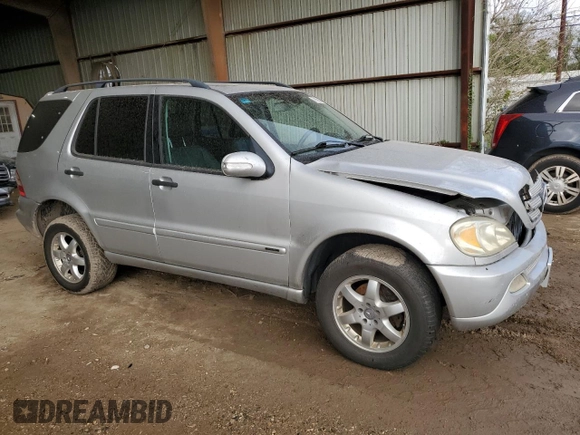 2003 Mercedes-Benz M-Class 3.7L with VIN 4JGAB57E23A407695, listed as a Copart auction lot 79568154 with 228,488 mi miles and Salvage Title. Bid and sale history available at carsss.com. Image 4.