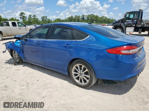 2017 Ford Fusion SE with VIN 3FA6P0H70HR110622, listed as a Copart auction lot 62131415 with 85,233 mi miles and Salvage title. Bid and sale history available at DreamBid. Image 2.